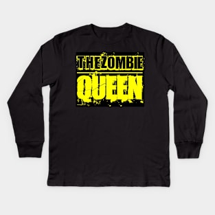 Zombie Queen Kids Long Sleeve T-Shirt